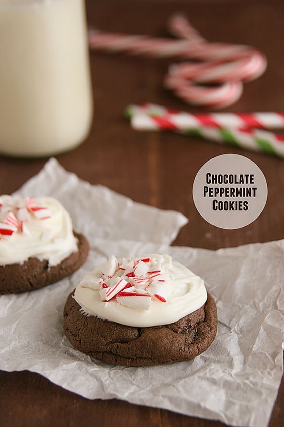 Chocolate Peppermint Cookies