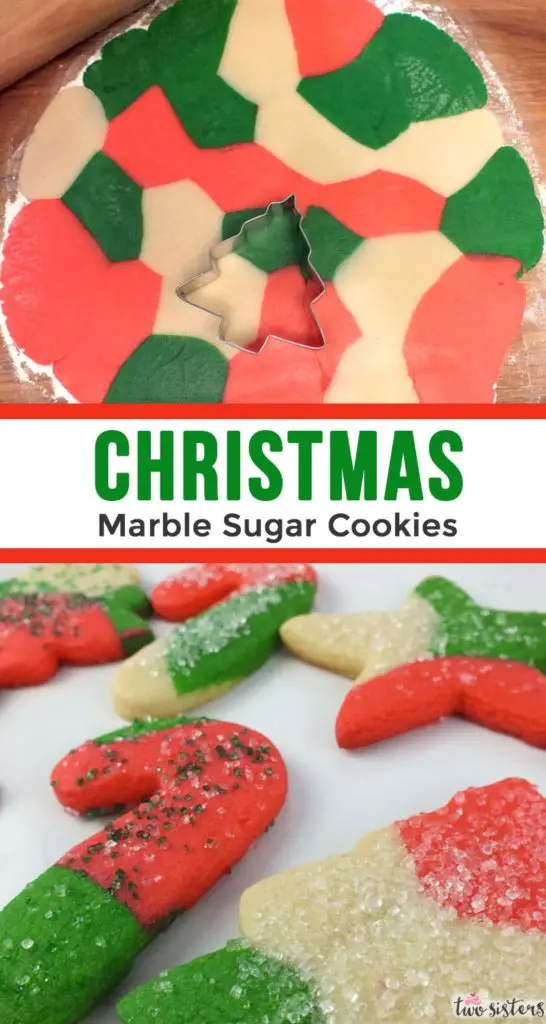 Easy Marble Sugar Cookies