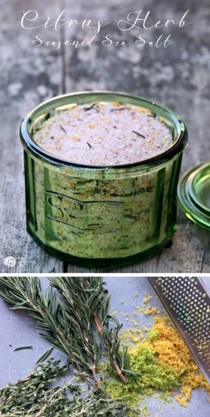 Seasoned Salt Recipe - Citrus Herb Sea Salt