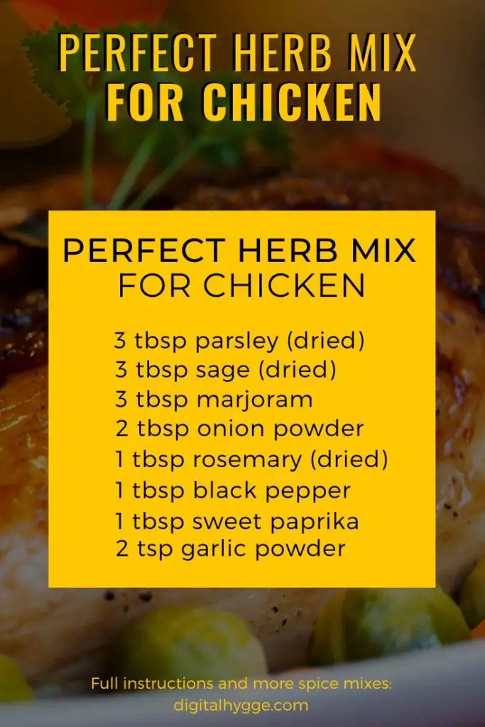Homemade Herb Mix Perfect For Chicken