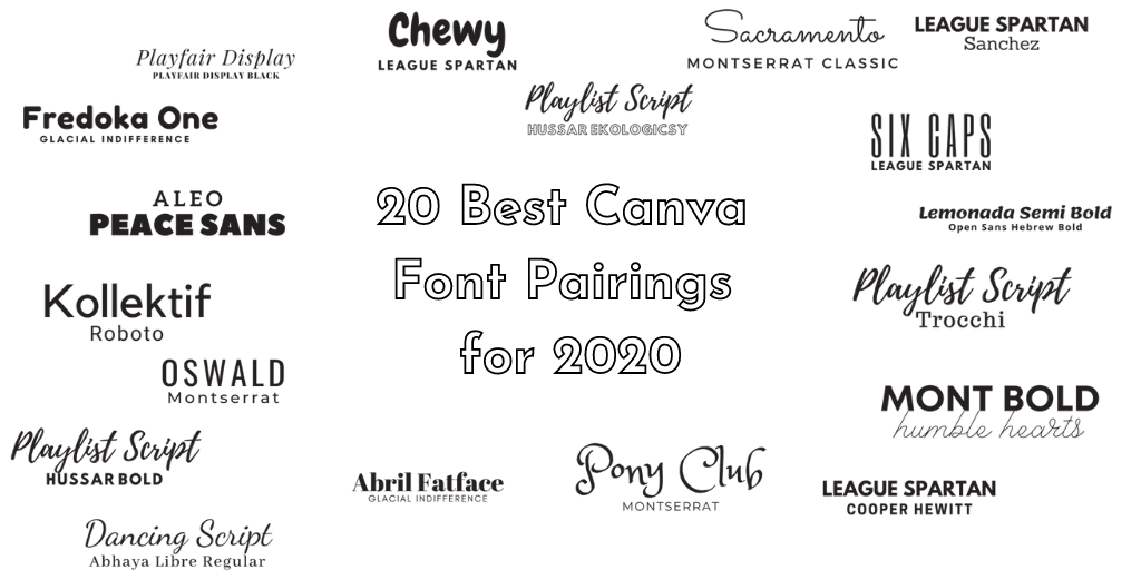 20 Best Canva Font Pairings for 2022 - Digital Hygge