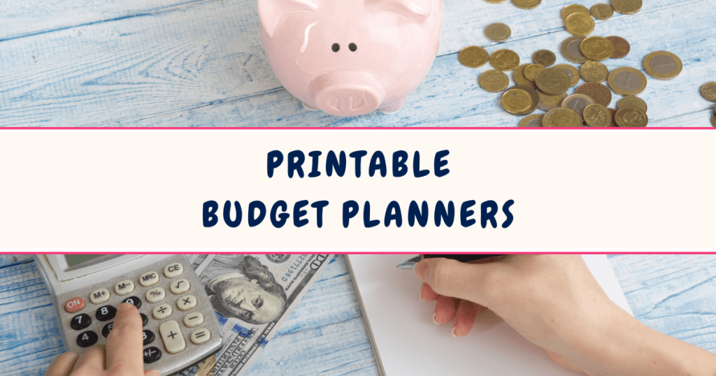 Printable Budget Planners PDF