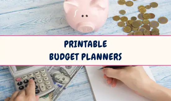 Printable Budget Planners