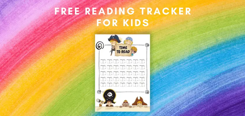 Printable Reading Tracker For Children