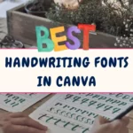 Best Handwriting Fonts in Canva