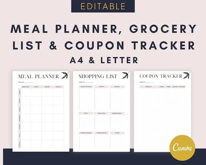 Meal Planner and Grocery List