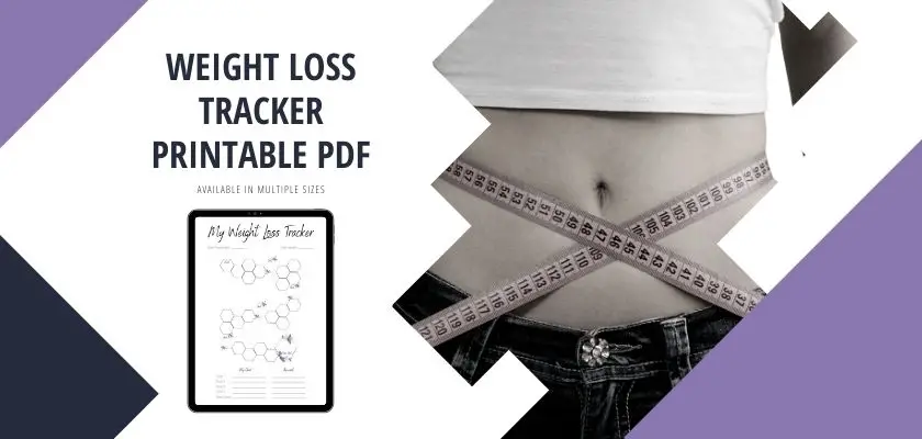 Weight Loss Tracker Printable PDF
