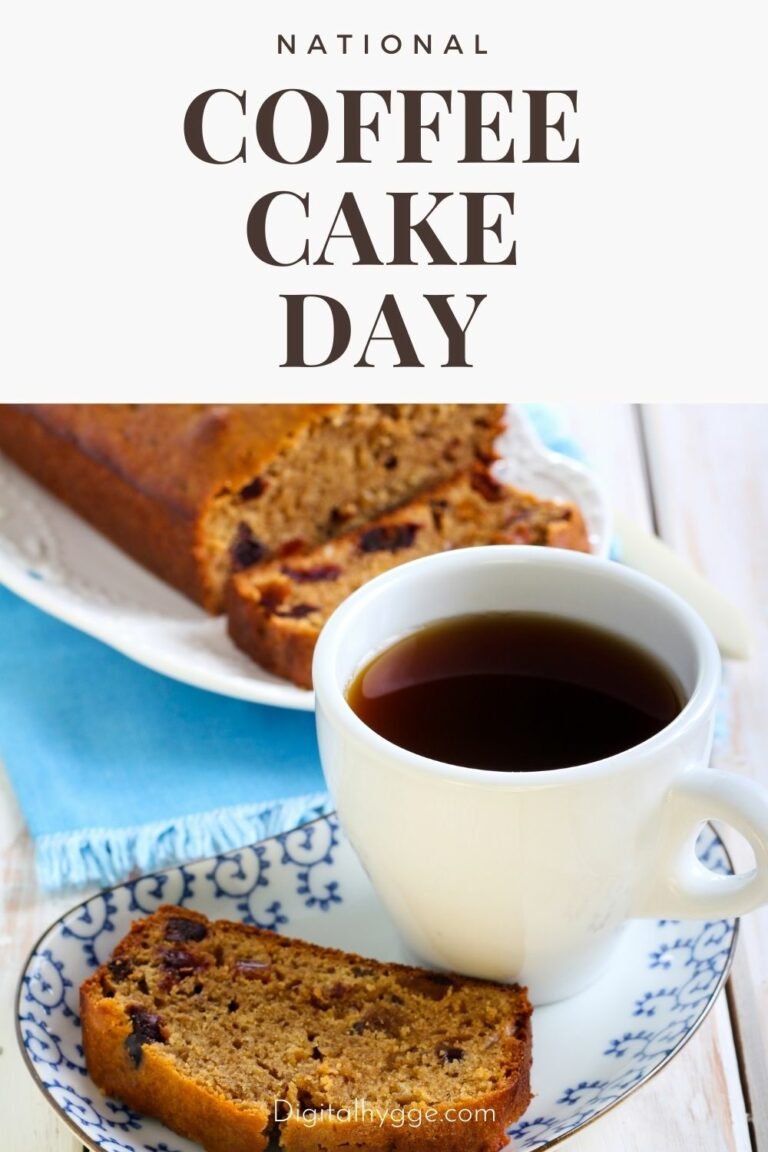 National Coffee Cake Day 2024 Date Minna Sydelle