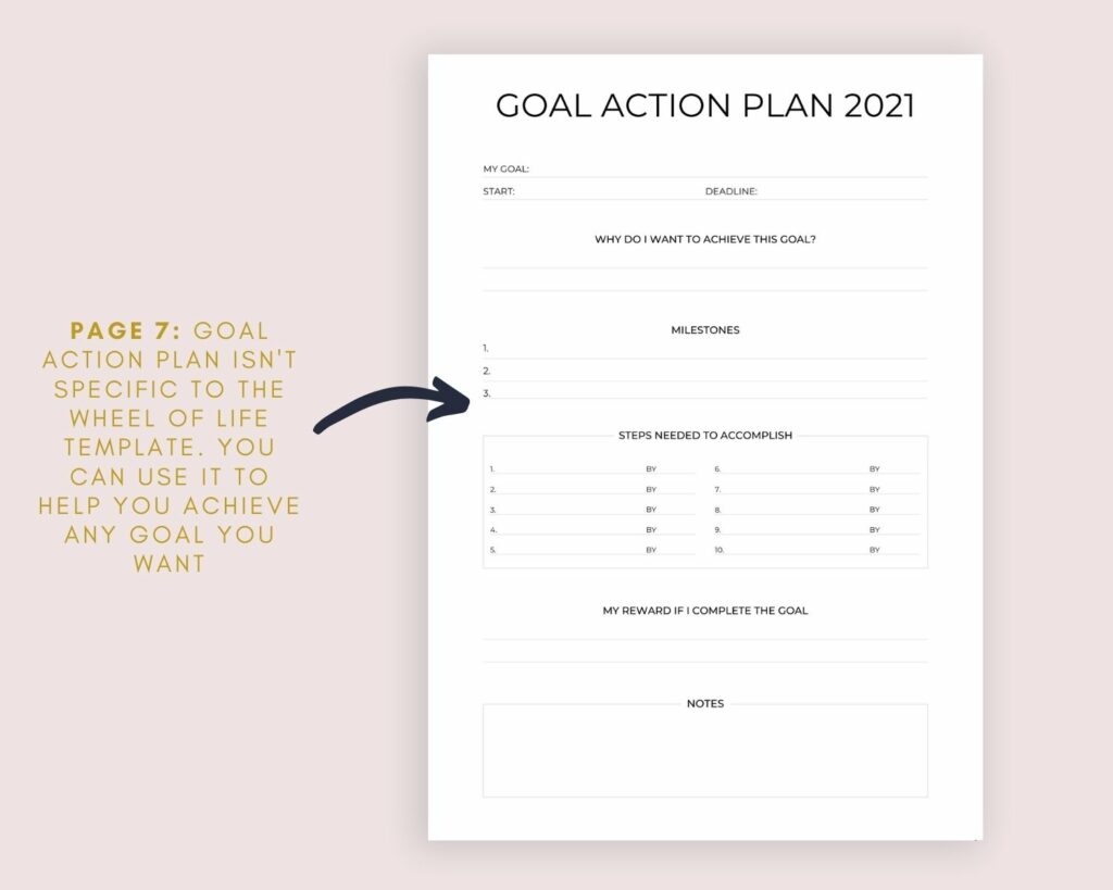 My Goal Action Plan Template