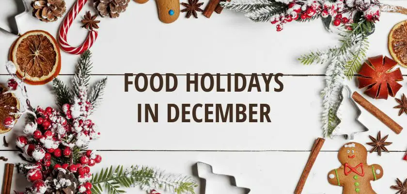 December Food Holidays