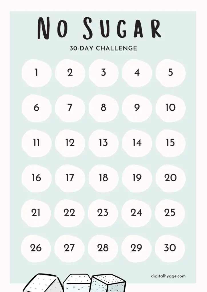 30-Day No Sugar Challenge