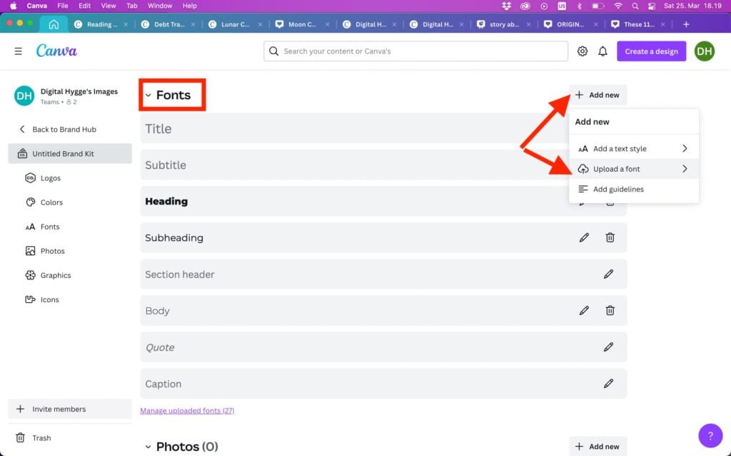 How to Upload Custom Fonts to Canva