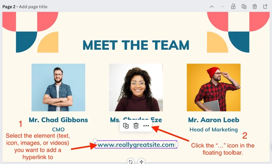 How to Add Hyperlinks in Canva