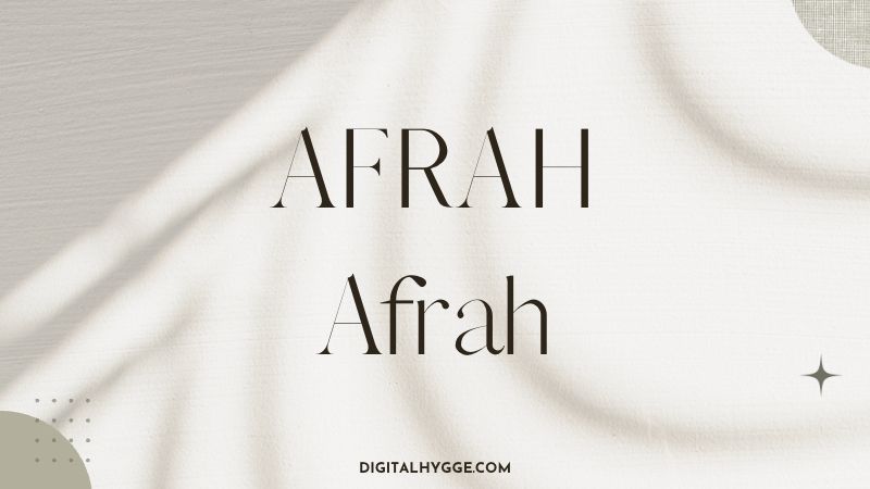 Aesthetic Canva Fonts - Afrah