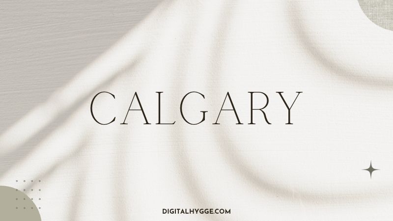 Aesthetic Canva Fonts - Calgary