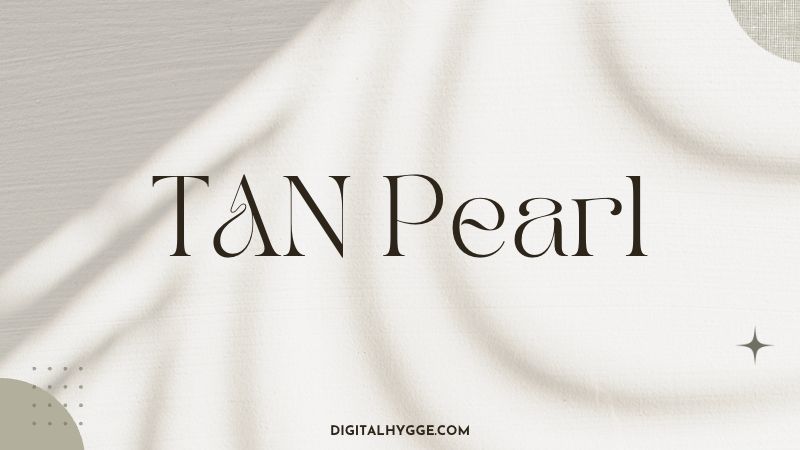 Aesthetic Canva Fonts - TAN Pearl