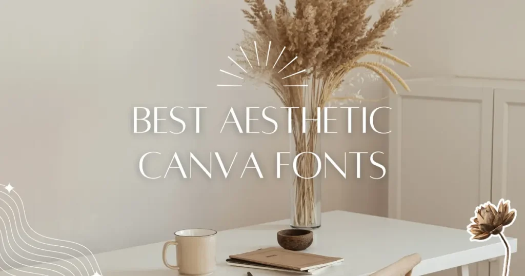 Best Aesthetic Canva Fonts