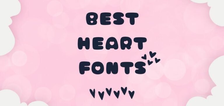 Canva Fonts with Hearts 💖 | Digital Hygge