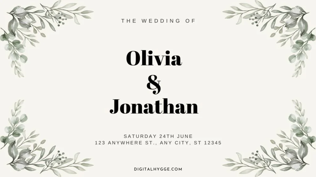 Best Wedding Fonts - Abril Fatface