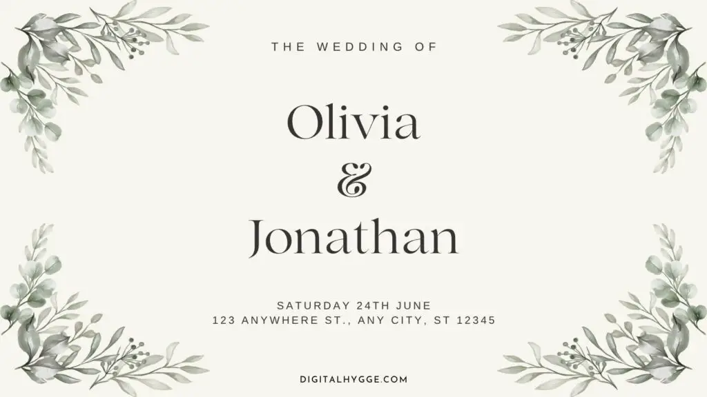 Best Wedding Fonts - Lovelace