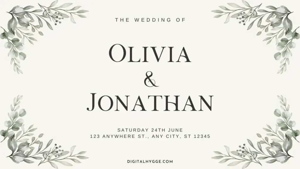 Best Wedding Fonts - Lucy Rose