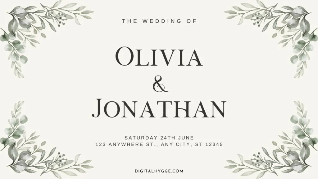 Best Wedding Fonts - Lucy Rose