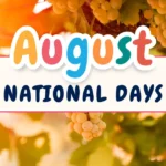 August National Days 2026