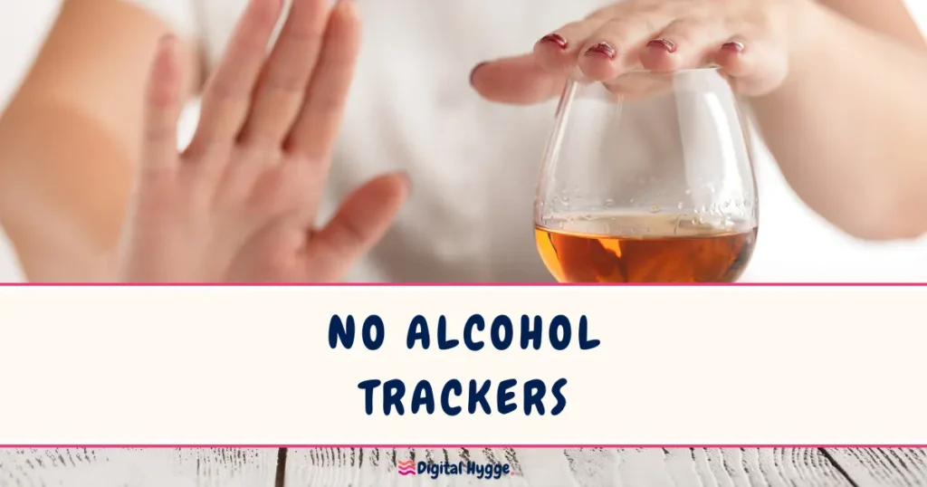 Printable No Alcohol Trackers