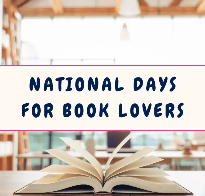 National Days for Book Lovers