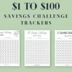 One Dollar to $100 Money Saving Challenge