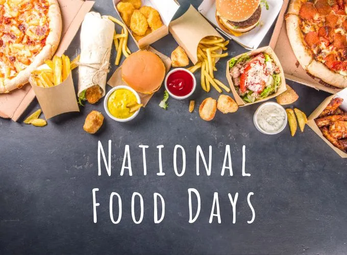 National Food Days The Ultimate List