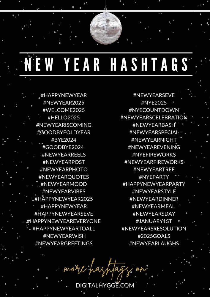 Best New Year Hashtags