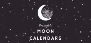 Printable Moon Calendars 2025