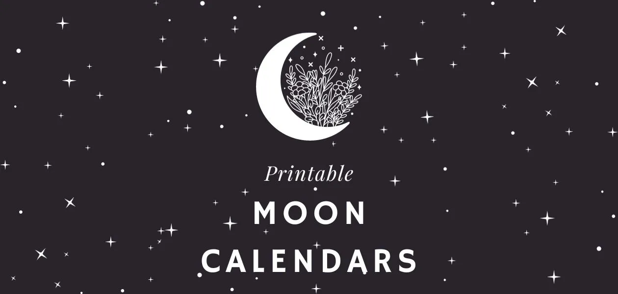 Printable Moon Calendars 2025