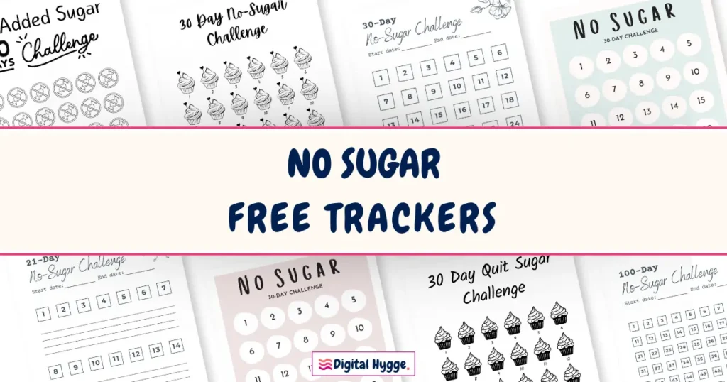 Free Printable No Sugar Trackers pdf