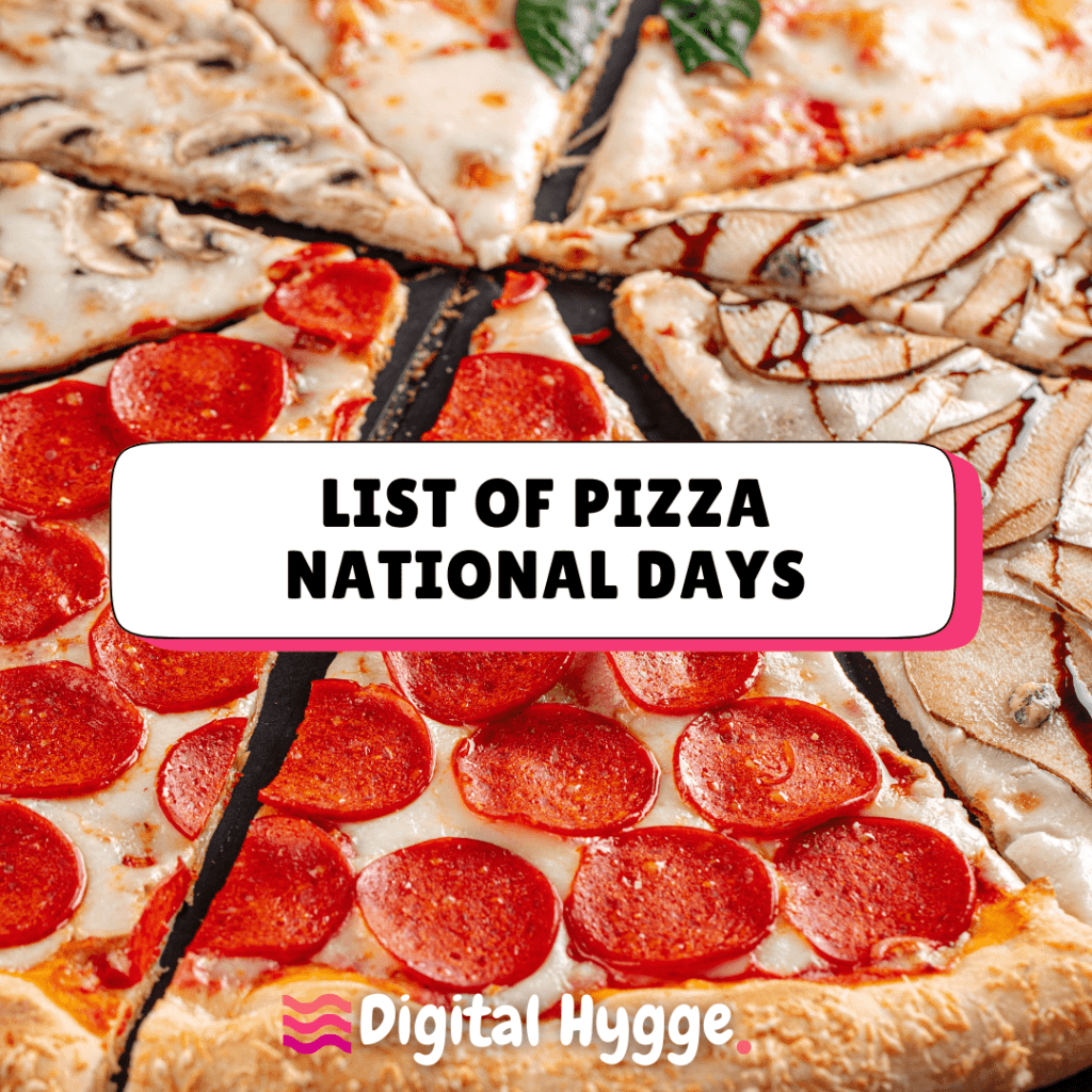 List of Pizza National Days