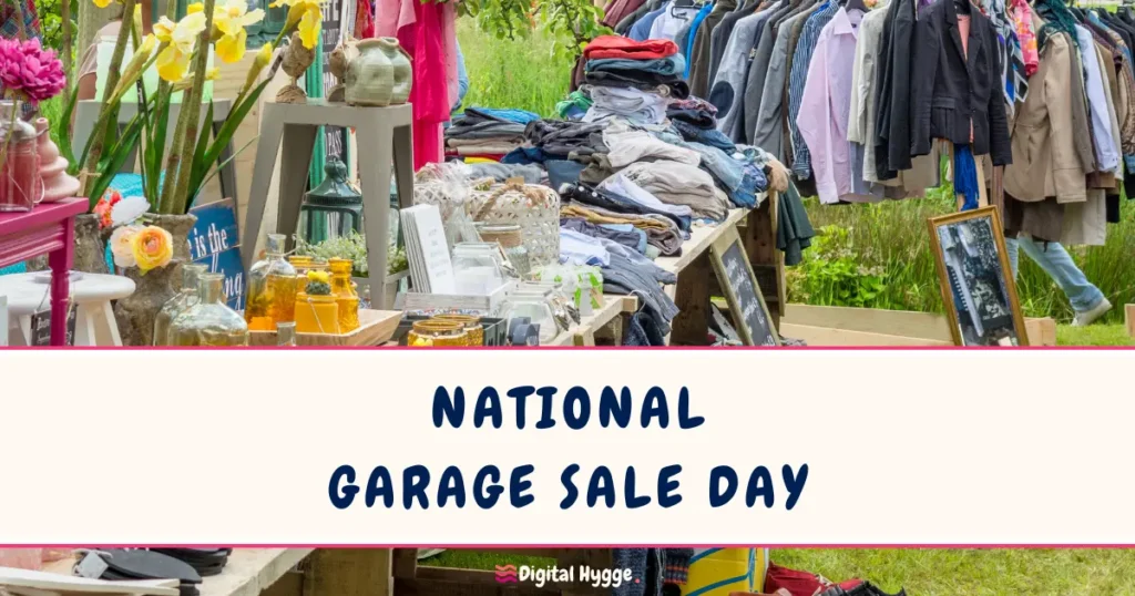 National Garage Sale Day Second Saturday in August