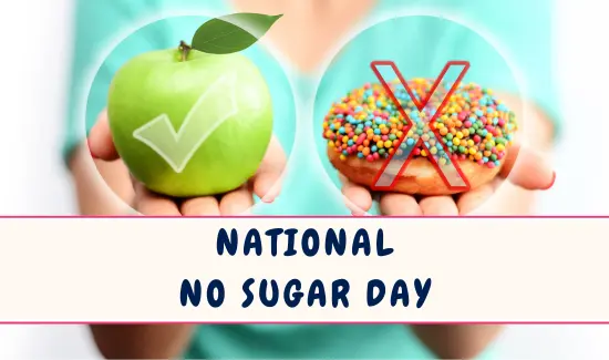 National No Sugar Day