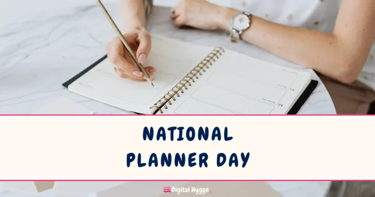 National Planner Day August 1