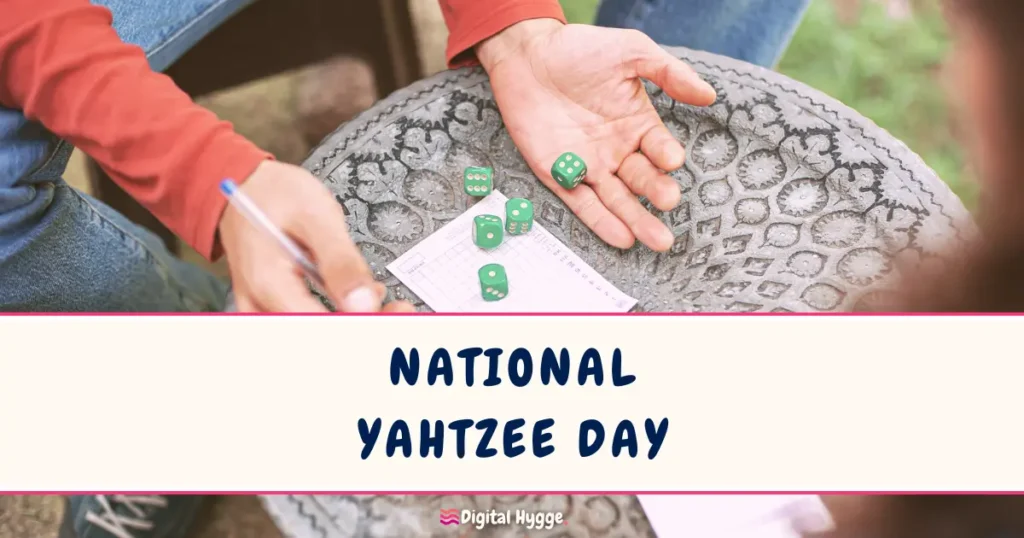 National Yahtzee Day April 19