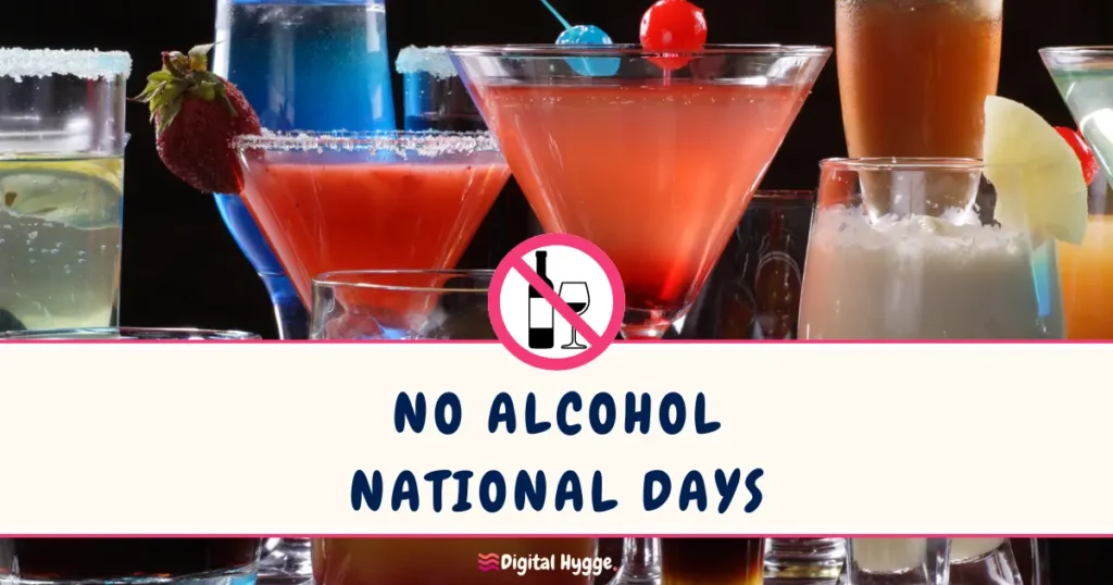 No Alcohol National and International Days
