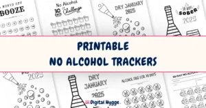 23 Printable No Alcohol Trackers