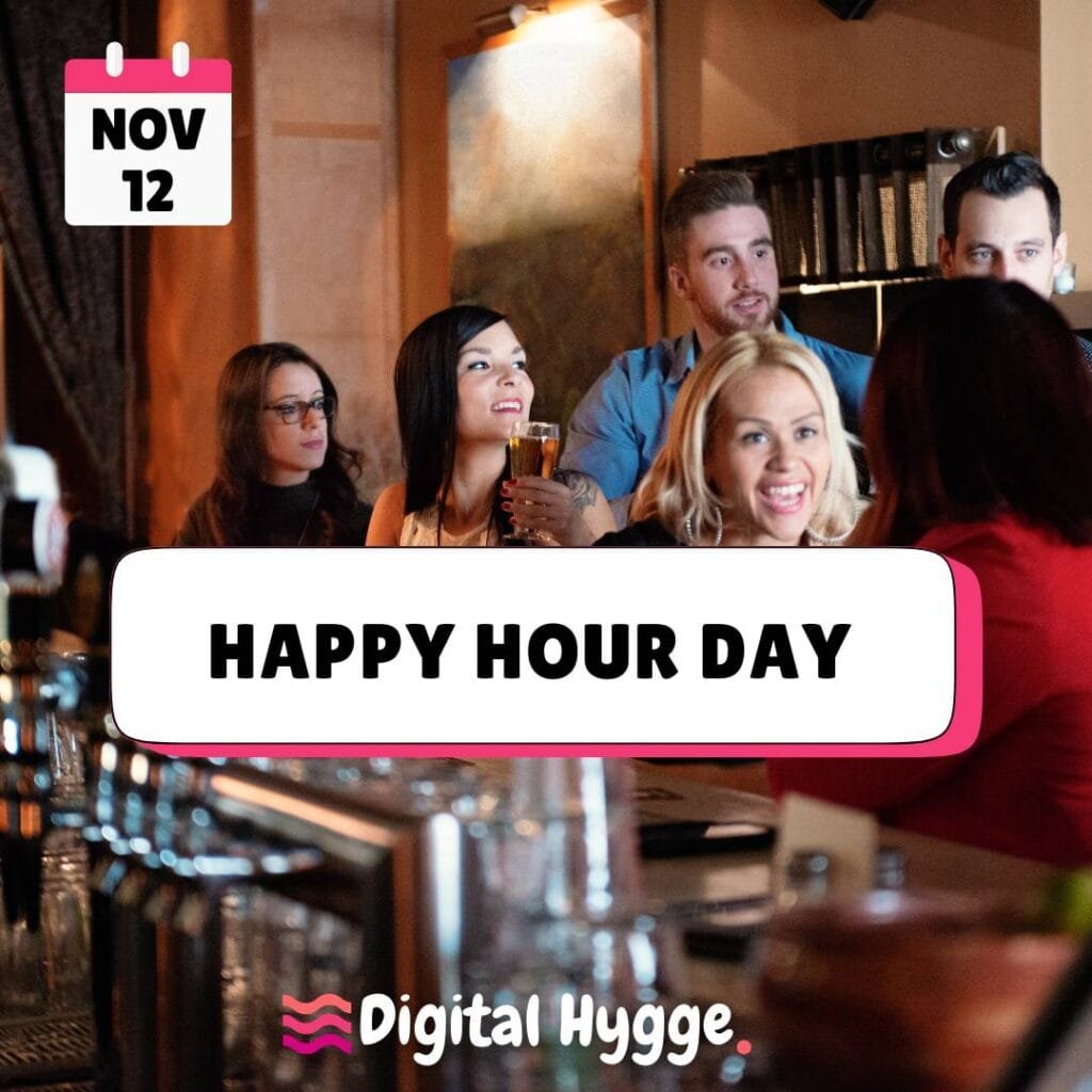 Happy Hour Day celebrated on November 12