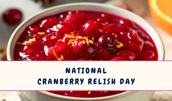 National Cranberry Relish Day