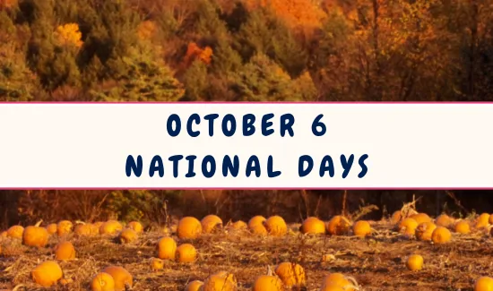 National Days on October 6