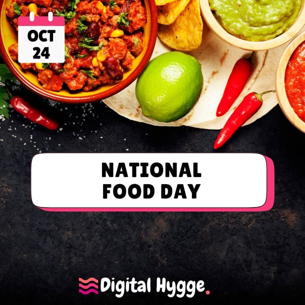 National Food Day celebrated on October 24