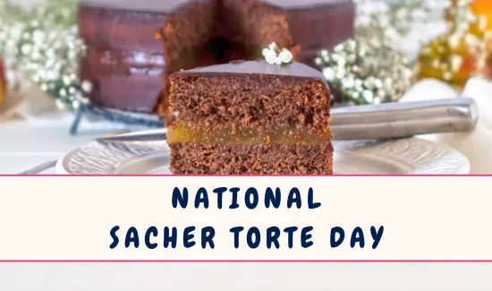 National Sacher Torte Day 5th of December