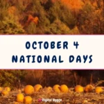 October 4 National Days