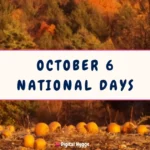October 6 National Days