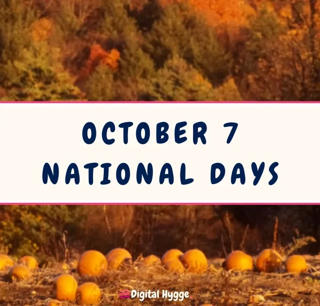 October 7 National Days